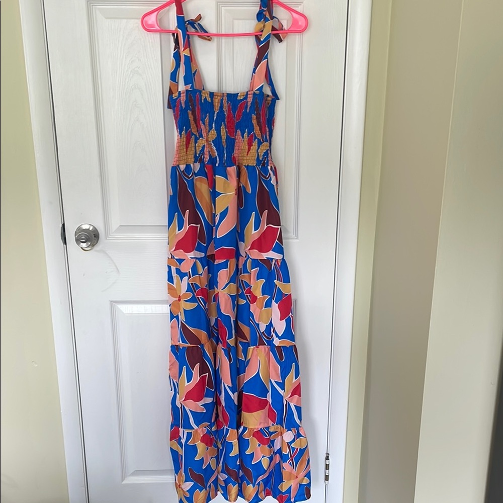 Colorful Floral Maxi Dress